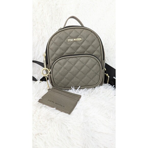 Steve Madden Mini Backpack  Green - Picture 1 of 11